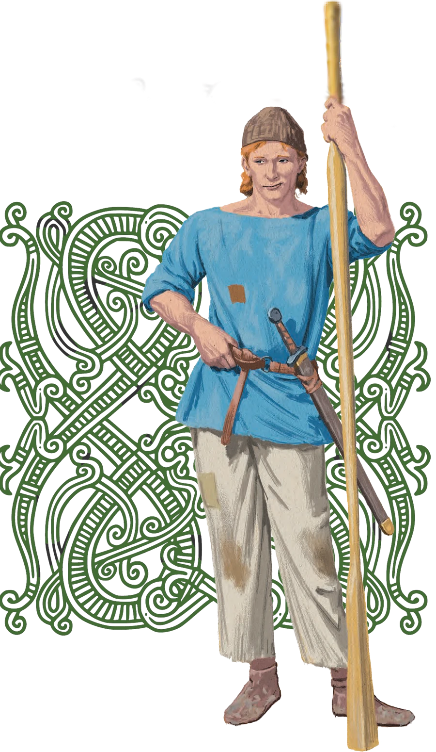 Niall, a Pre-generated character for Age of Vikings