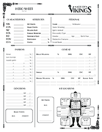 Age of Vikings editable character sheet picture