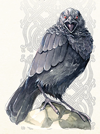 Age of Vikings Companion Raven